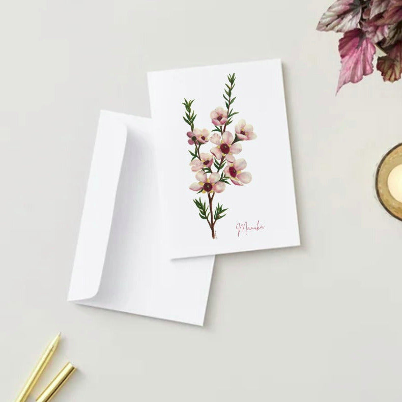 NZ Native - Manuka Greeting Card