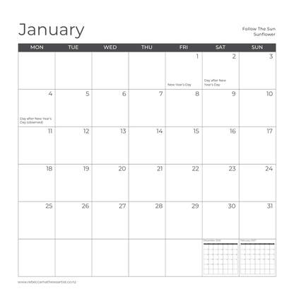 2027 Calendar (Pre-Order)